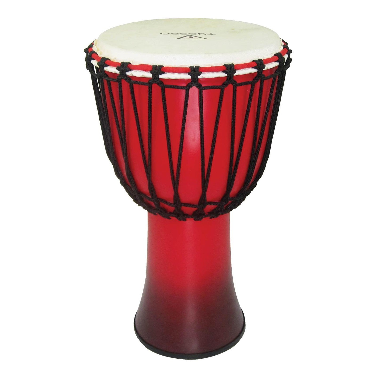 Tycoon Fiberglass Rope Tuned Djembe 10 Red Sunburst - Drum Center Of Portsmouth