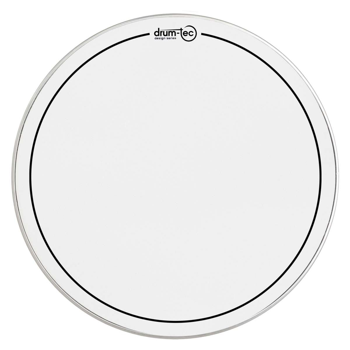 Drum-Tec Mesh Head Design 20"BD White w/Black Belt - Drum Center Of Portsmouth