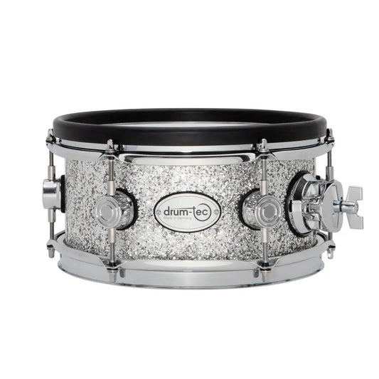 Drum-Tec Diabolo 3 E-Tom 10x5 Silver Sparkle - Drum Center Of Portsmouth