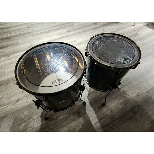 Used Pearl Masterworks 6pc Carbon Ply Drum Set