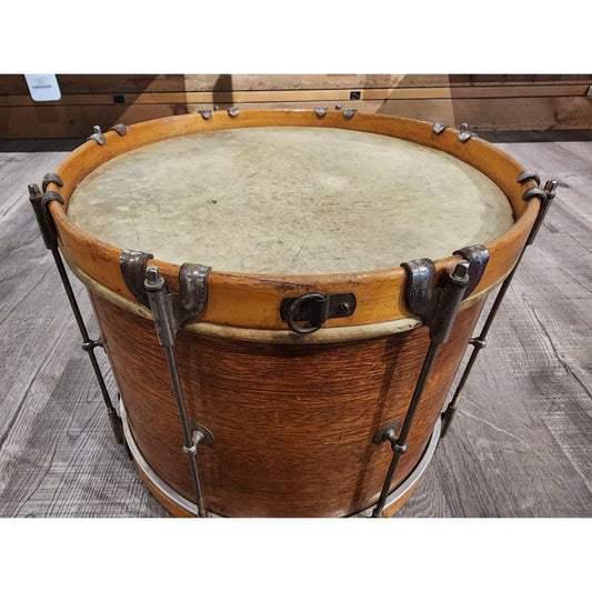 Used Vintage Joseph Rogers Jr. & Son Field Drum 14x10 w/Canvas Bag