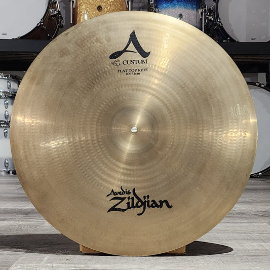 Used Zildjian A Custom Flat Ride Cymbal 20"