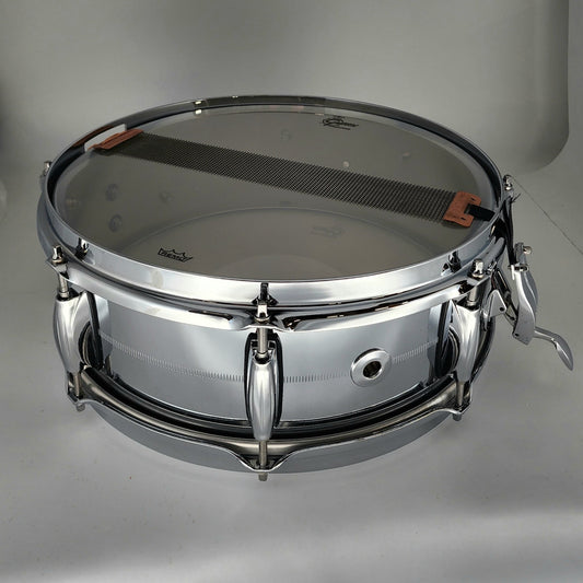 Used Gretsch Brooklyn Chrome Over Brass Snare Drum 5x14 - Drum Center Of Portsmouth