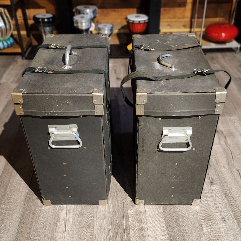 Used Vintage Remo Roto Tom 7pc Set w/Stands & Cases - Drum Center Of Portsmouth