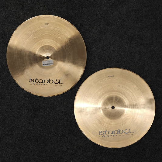 Used Istanbul Agop Xist Natural Hi Hat Cymbals 14" - Very Good - Drum Center Of Portsmouth