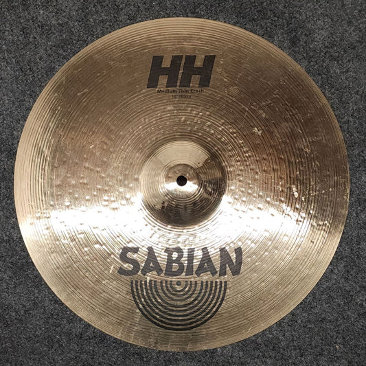 Used Sabian HH Medium Thin Crash Cymbal 16" - Good - Drum Center Of Portsmouth