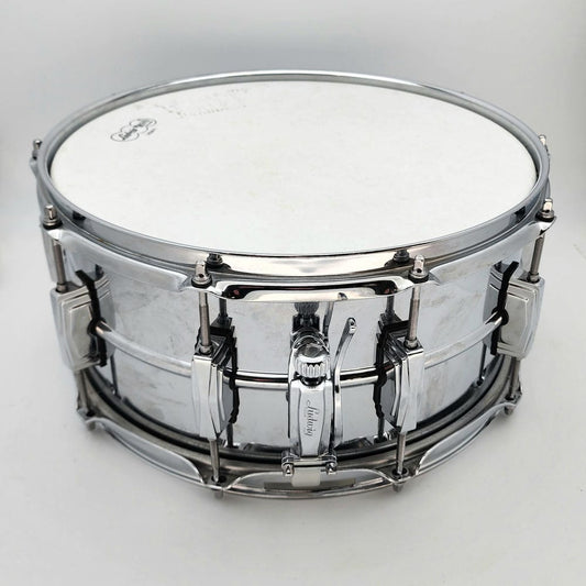 Used Ludwig LM402 Supraphonic Snare Drum 14x6.5 - Fair - Drum Center Of Portsmouth