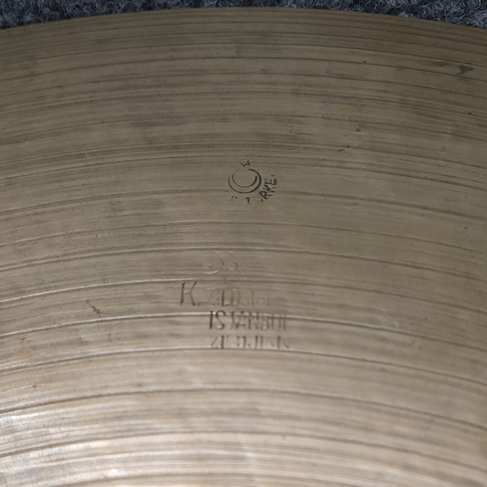 Used Vintage Zildjian K Istanbul Ride Cymbal 20" 2118 grams - Good - Drum Center Of Portsmouth