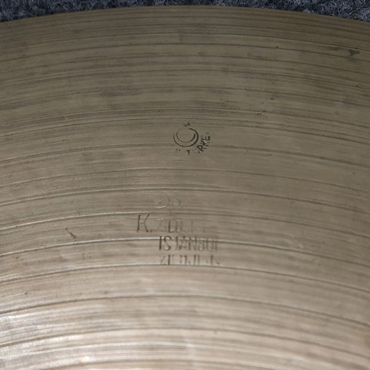 Used Vintage Zildjian K Istanbul Ride Cymbal 20" 2118 grams - Good - Drum Center Of Portsmouth