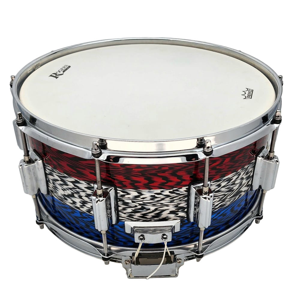 Used Rogers Dyna-Sonic Snare Drum 14x6.5 Patrionyx - Very Good - Drum Center Of Portsmouth