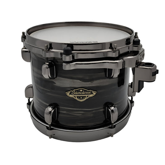 Used Tama Starclassic Walnut/Birch Tom 10x8 Lacquered Charcoal Oyster - Very Good - Drum Center Of Portsmouth