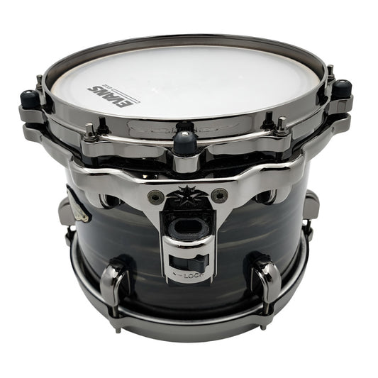 Used Tama Starclassic Walnut/Birch Tom 10x8 Lacquered Charcoal Oyster - Very Good - Drum Center Of Portsmouth