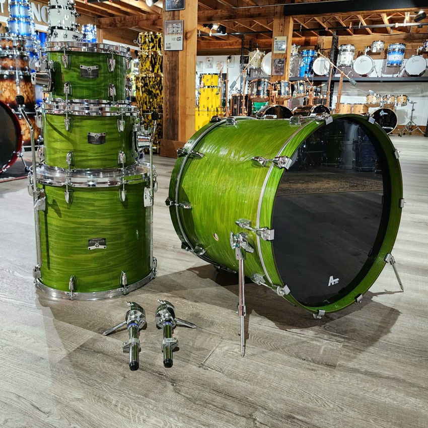 Used Yamaha Rock Tour 4pc Drum Set Green - Good - Drum Center Of Portsmouth