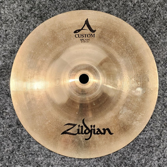 Used Zildjian A Custom Splash Cymbal 8" - Very Good - Drum Center Of Portsmouth