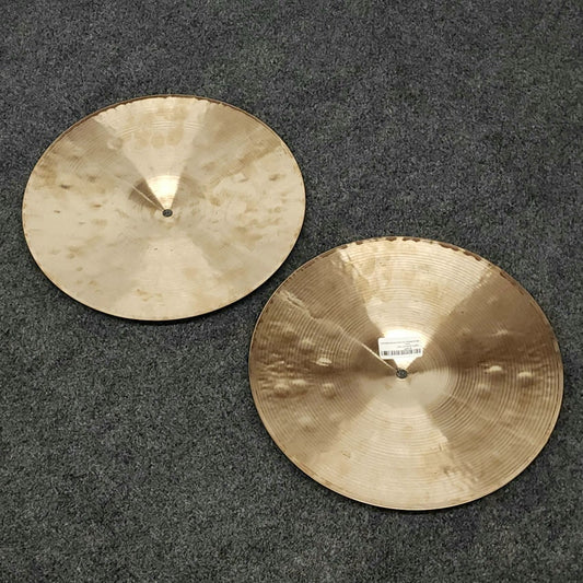 Used Meinl Byzance Extra Dry Medium Hi Hat Cymbals 14" - Very Good - Drum Center Of Portsmouth