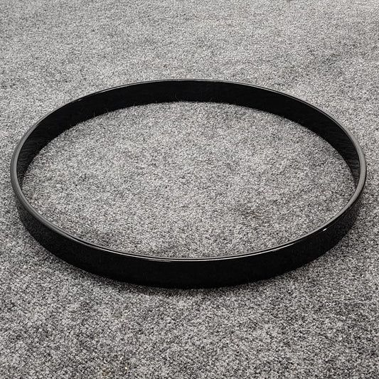 Used Gibraltar Bass Drum Hoop 18" Piano Black - Very Good - Drum Center Of Portsmouth
