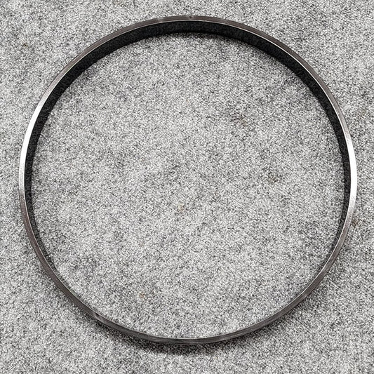 Used Gibraltar Bass Drum Hoop 18" Piano Black - Very Good - Drum Center Of Portsmouth