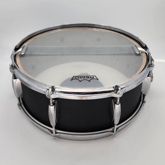Used Vintage Gretsch USA Snare Drum 14x5.5 Carbon Fiber Wrap - Good - Drum Center Of Portsmouth