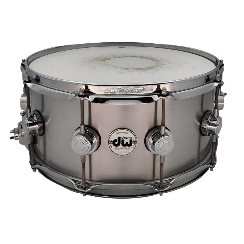 Used DW Collectors Thin Aluminum Snare Drum 14x6.5 - Very Good - Drum Center Of Portsmouth