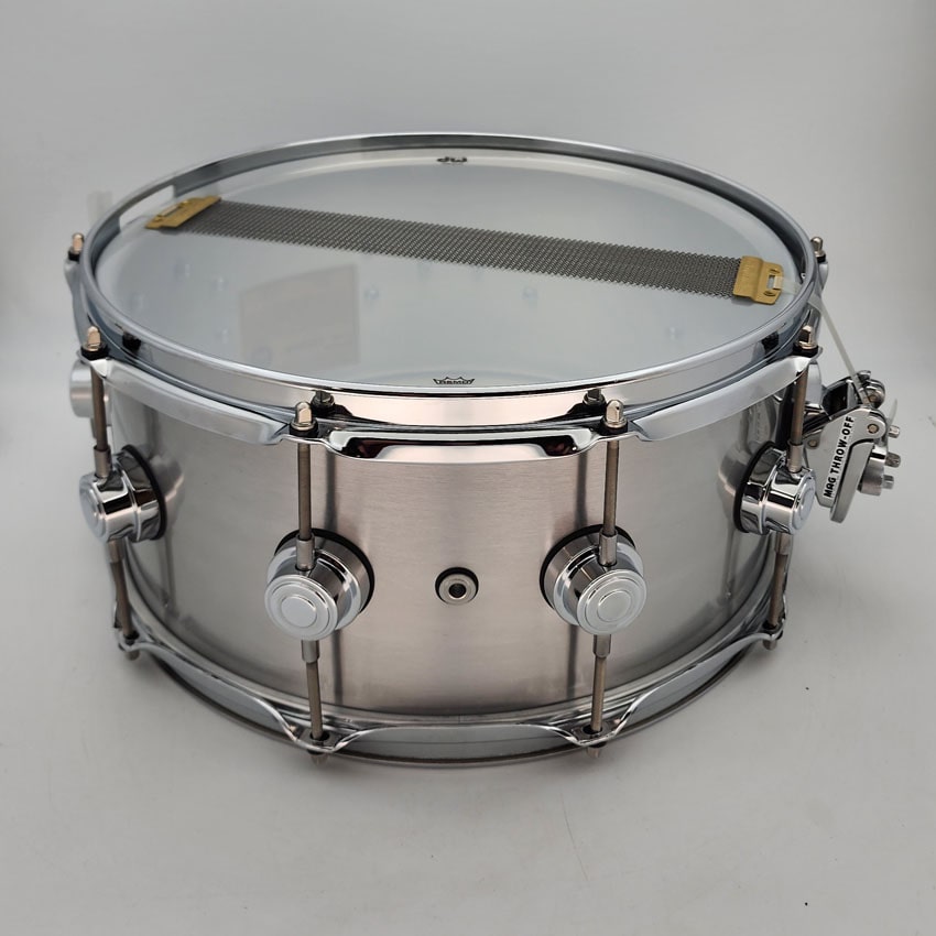Used DW Collectors Thin Aluminum Snare Drum 14x6.5 - Very Good - Drum Center Of Portsmouth