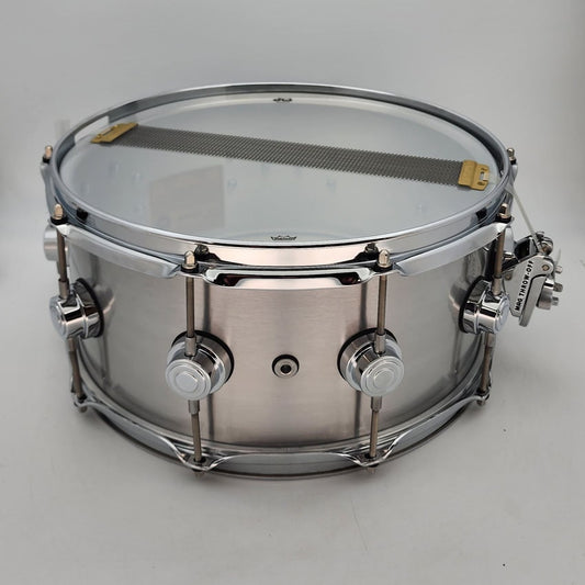 Used DW Collectors Thin Aluminum Snare Drum 14x6.5 - Very Good - Drum Center Of Portsmouth