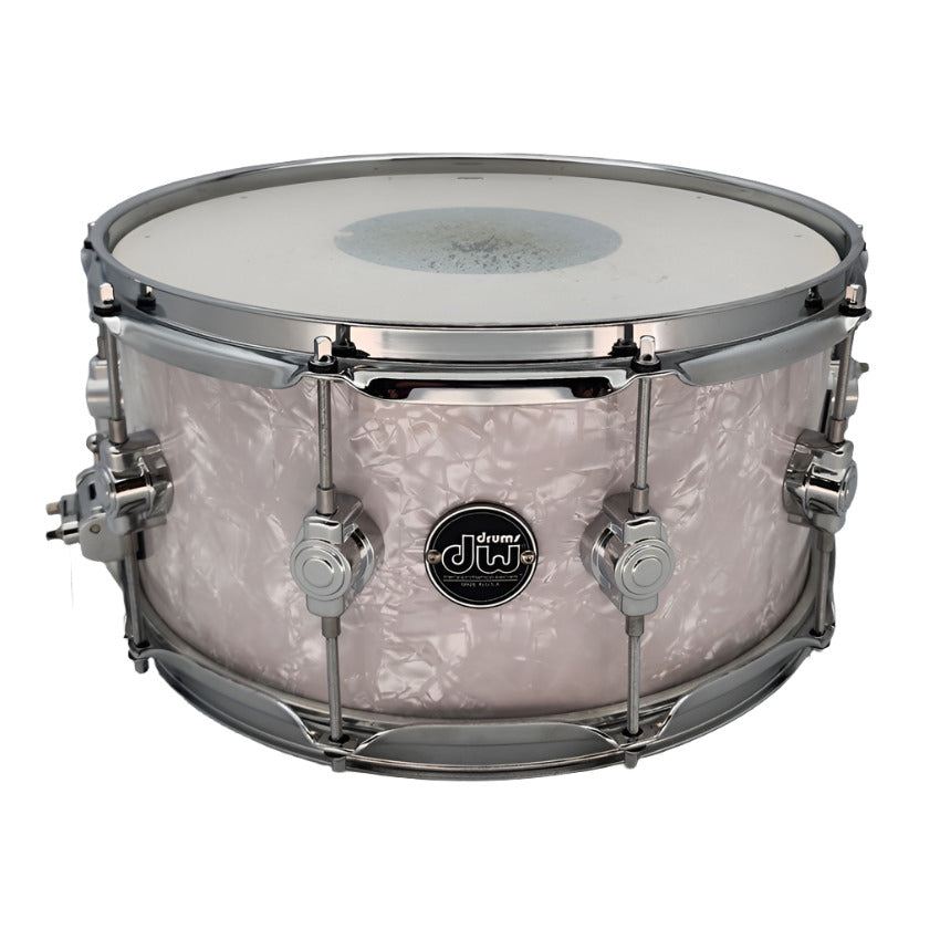 Used DW Performance Snare Drum 14x6.5 White Marine - Very Good - Drum Center Of Portsmouth