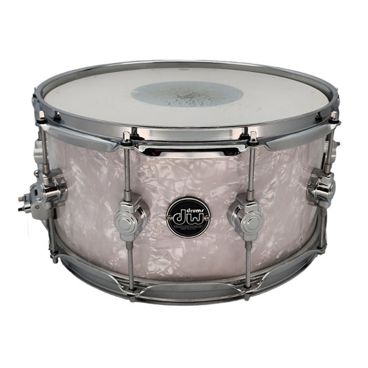 Used DW Performance Snare Drum 14x6.5 White Marine - Very Good - Drum Center Of Portsmouth