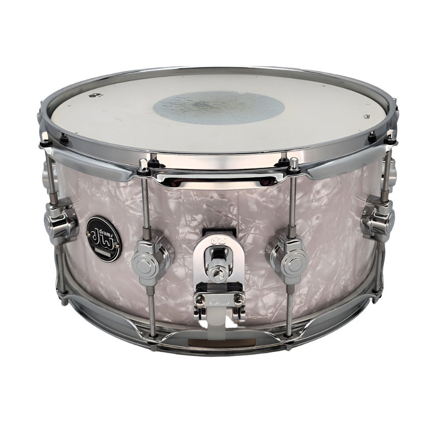 Used DW Performance Snare Drum 14x6.5 White Marine - Very Good - Drum Center Of Portsmouth