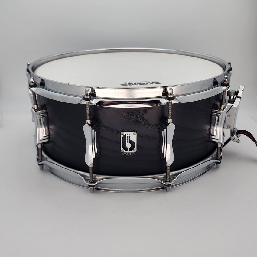 Used British Drum Company The Raven Snare Drum 14x6.5 - Very Good - Drum Center Of Portsmouth