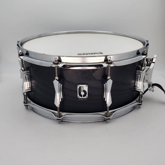 Used British Drum Company The Raven Snare Drum 14x6.5 - Very Good - Drum Center Of Portsmouth