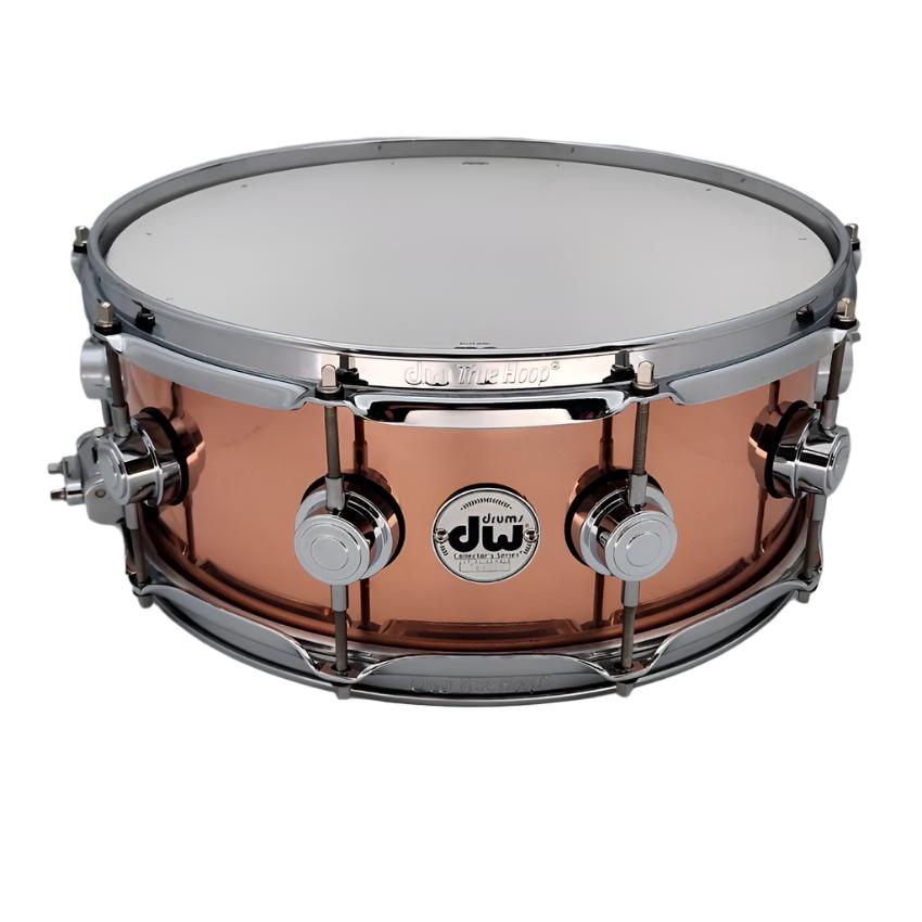 Used DW Collectors Copper Snare Drum 14x5.5 - Very Good - Drum Center Of Portsmouth