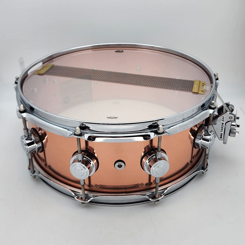 Used DW Collectors Copper Snare Drum 14x5.5 - Very Good - Drum Center Of Portsmouth