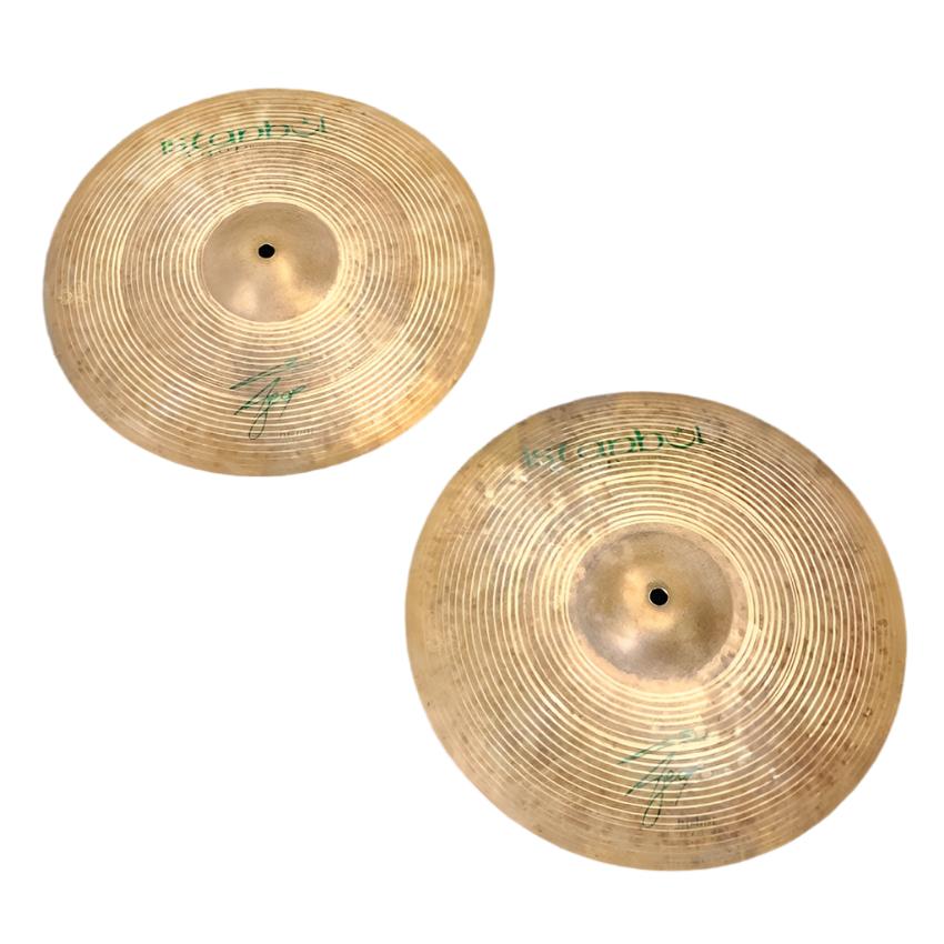 Used Istanbul Agop Signature Hi Hat Cymbals 14" 826/1003 grams - Very Good - Drum Center Of Portsmouth
