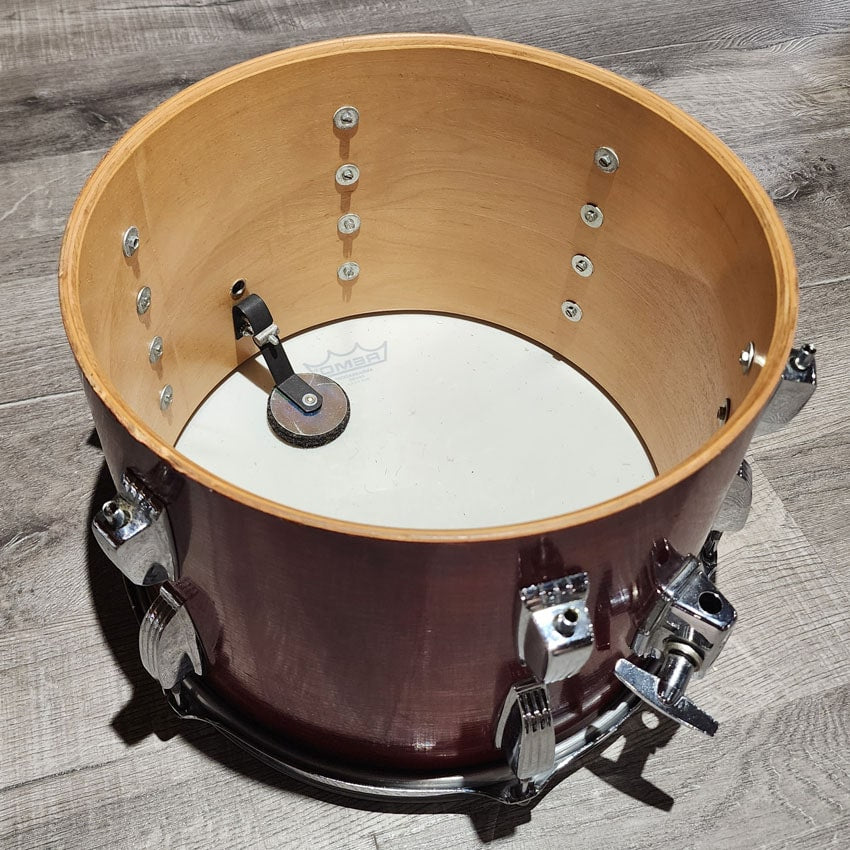 Used Ludwig Classic Maple 4pc Drum Set Cherry Stain - Fair - Drum Center Of Portsmouth