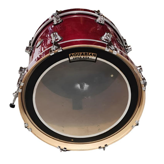 Used DW Performance Bass Drum 18x14 Cherry Stain - Good - Drum Center Of Portsmouth