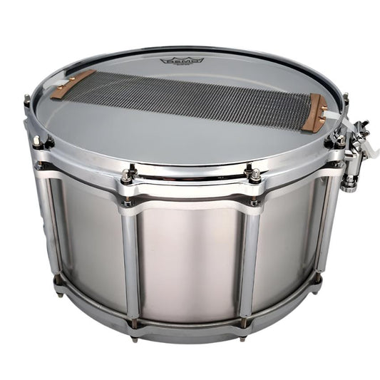 Used Pearl Seamless Aluminum Free Floating Snare Drum 14x8 - Very Good - Drum Center Of Portsmouth