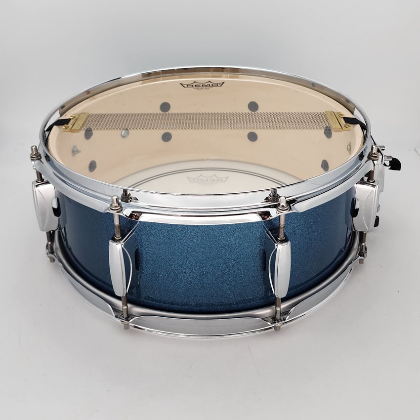 Used Tama Imperialstar Snare Drum Blue Sparkle 14x5 - Very Good - Drum Center Of Portsmouth
