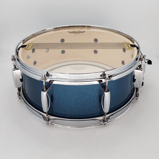 Used Tama Imperialstar Snare Drum Blue Sparkle 14x5 - Very Good - Drum Center Of Portsmouth