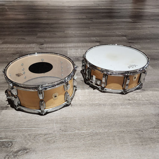 Used Ludwig Classic Maple 7pc Drum Set Natural Gloss - Very Good - Drum Center Of Portsmouth