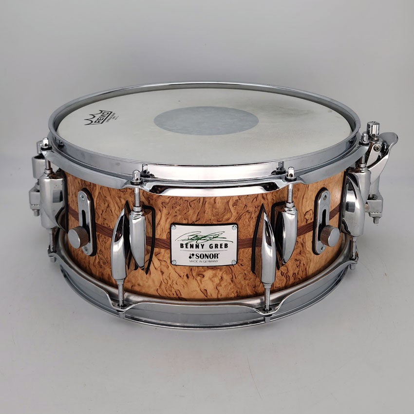 Used Sonor Benny Greb Signature Beech Snare Drum 2.0 13x5.75 - Good - Drum Center Of Portsmouth