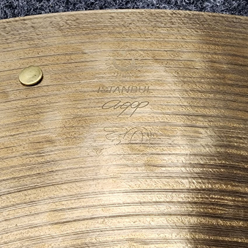 Used Istanbul Agop 30th Anniversary Flat Ride Cymbal 20 w/Rivets 1618g Very Good - Drum Center Of Portsmouth