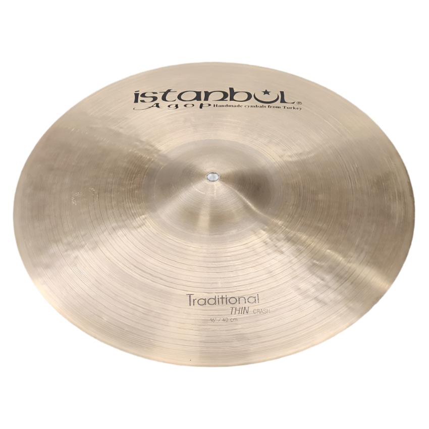Used Istanbul Agop Traditional Thin Crash Cymbal 16" 928 grams - Very Good - Drum Center Of Portsmouth