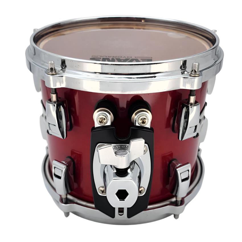 Used Yamaha Absolute Hybrid Maple Tom 8x7 Red Autumn - Good - Drum Center Of Portsmouth