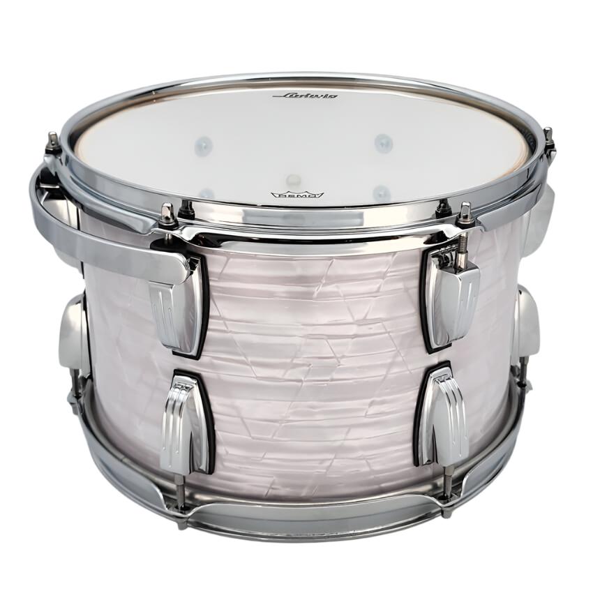 Used Ludwig Classic Maple Tom 12x8 70s White Marine Pearl w/Vibraband - Drum Center Of Portsmouth