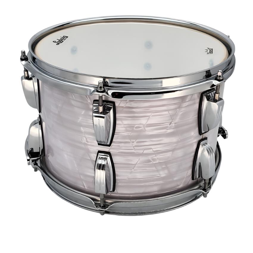 Used Ludwig Classic Maple Tom 12x8 70s White Marine Pearl w/Vibraband - Drum Center Of Portsmouth