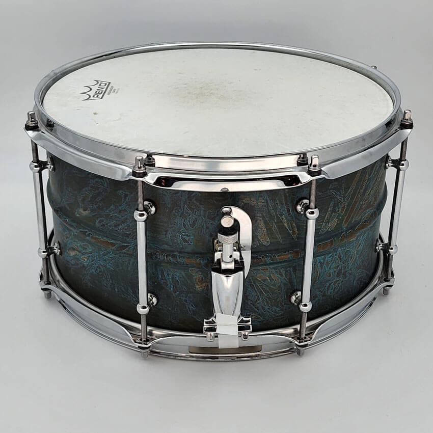 Used Pork Pie Brass 13x7 Patina - Very Good - Drum Center Of Portsmouth