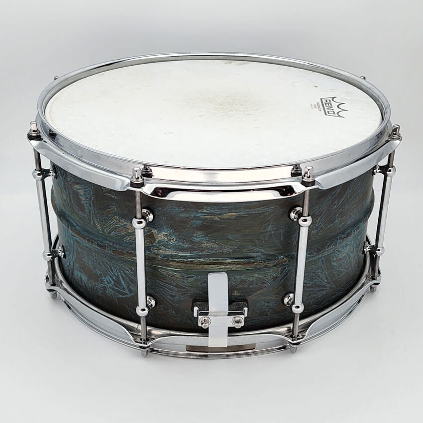 Used Pork Pie Brass 13x7 Patina - Very Good - Drum Center Of Portsmouth