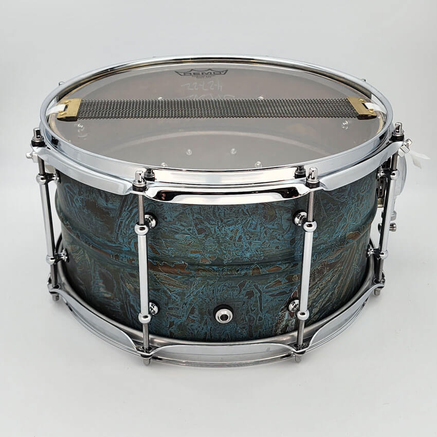 Used Pork Pie Brass 13x7 Patina - Very Good - Drum Center Of Portsmouth