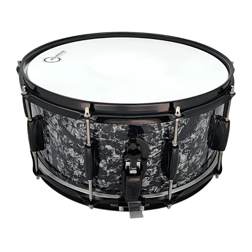 Used Gretsch Snare Drum 14x6.5 Black Pearl - Good - Drum Center Of Portsmouth