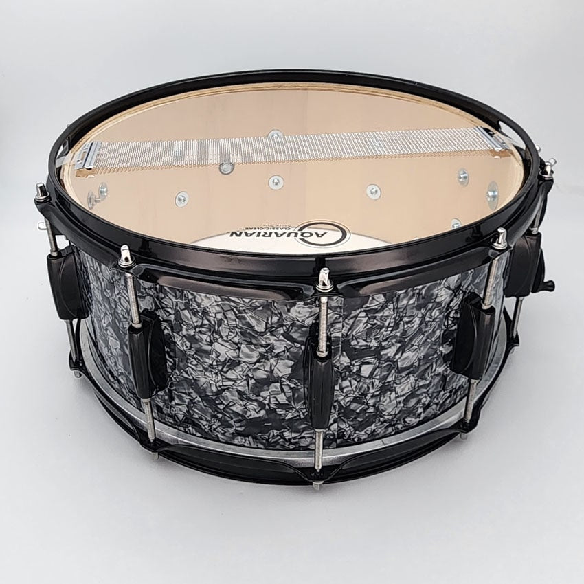 Used Gretsch Snare Drum 14x6.5 Black Pearl - Good - Drum Center Of Portsmouth